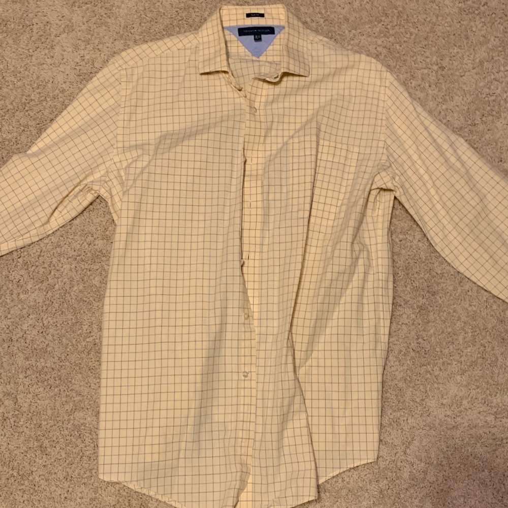 Yellow dress shirt